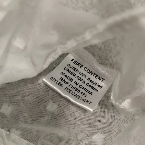 Princess Polly Vaccaro White Swiss Dot Tie Front Cropped Top - Picture 12 of 12